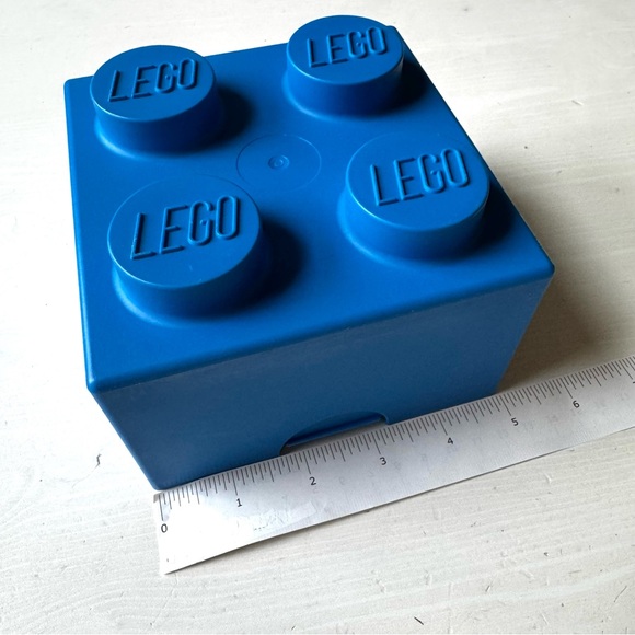 Lego®️ Block Lunch Box, Square, Blue - Picture 3 of 3